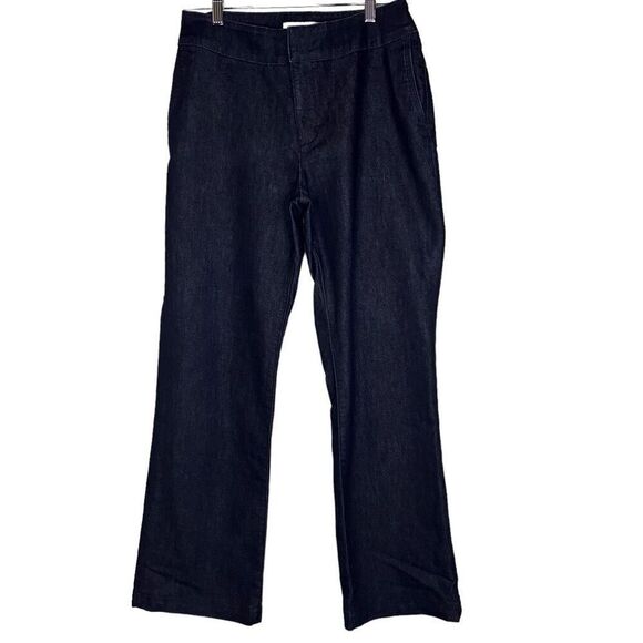Chico’s Platinum Womens Dark‎ Grey Trouser Size 0.5 or 6 Office Wear Pockets - Picture 1 of 13